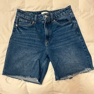 H’nM Dark Blue Jean Jorts